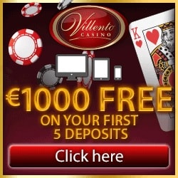 Villento casino no deposit codes redeem